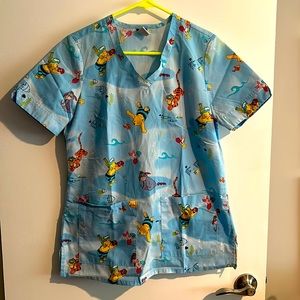 Disney scrub top